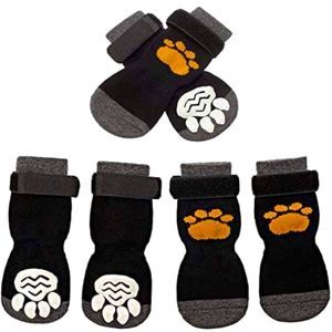 3-Pairs Anti-Slip Dog 🐕 Socks 🧦